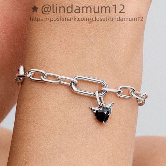 Pandora Winged Heart Mini Dangle Charm - Picture 4 of 6